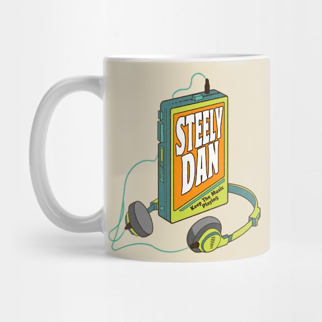 Steely Dan / Retro Walkman Design / Retro Music Art by EliseOB